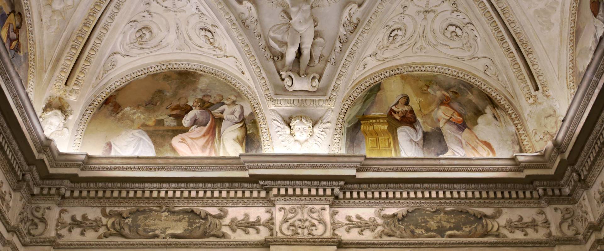 Gualtieri, palazzo bentivoglio, cappella, storie della vergine di scuola emiliana del 1605, 03 foto di Sailko